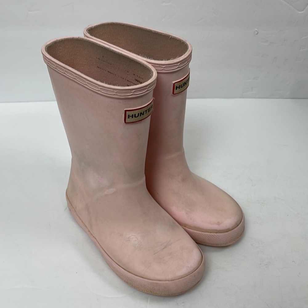 Hunter Kids Pink Boots